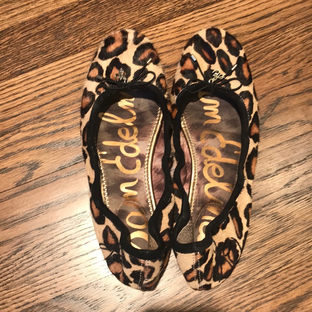Sam Edelman leopard flats